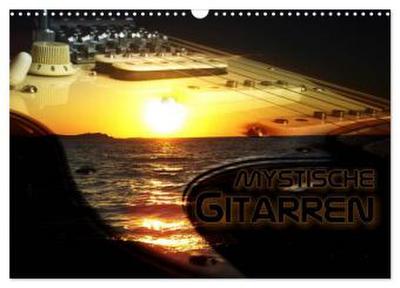 Mystische Gitarren (Wandkalender 2026 DIN A3 quer), CALVENDO Monatskalender