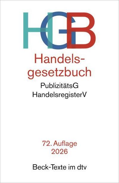 Handelsgesetzbuch. HGB