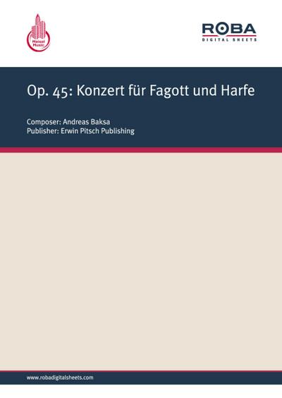 Op. 45: Konzert für Fagott und Harfe