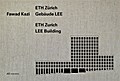 Fawad Kazi - ETH Zürich Gebäude LEE