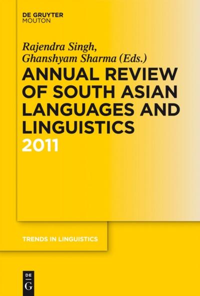 Annual Review of South Asian Languages and Linguistics