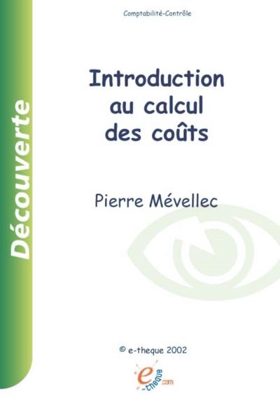 Introduction au calcul des coûts