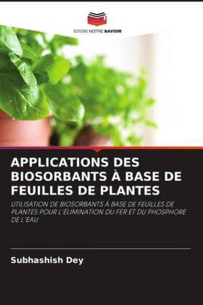 APPLICATIONS DES BIOSORBANTS À BASE DE FEUILLES DE PLANTES