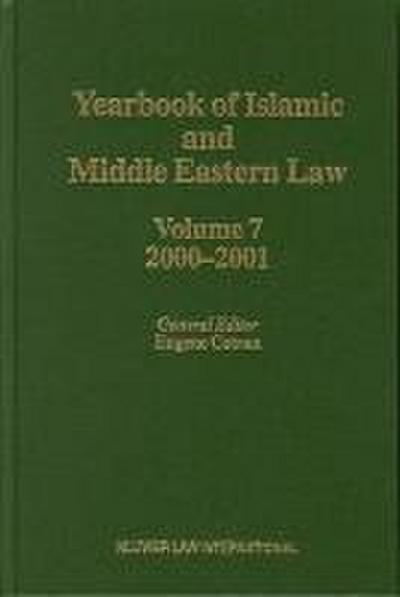 Yearbook of Islamic and Middle Eastern Law, Volume 7 (2000-2001)