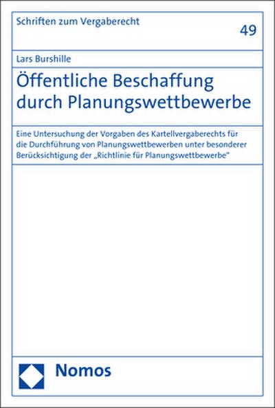 Öffentliche Beschaffung durch Planungswettbewerbe