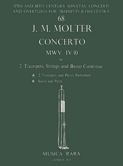 Concerto in D MWV IV/10für 2 Trompeten, Streicher und Bc