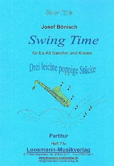 Swing Timefür Altsaxophon und Klavier