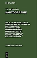 Thematische Karten, Atlanten, kartenverwandte Darstellungen, Kartenredaktion und Kartentechnik, rechnergestützte Kartenherstellung, Kartenauswertung, Kartengeschichte