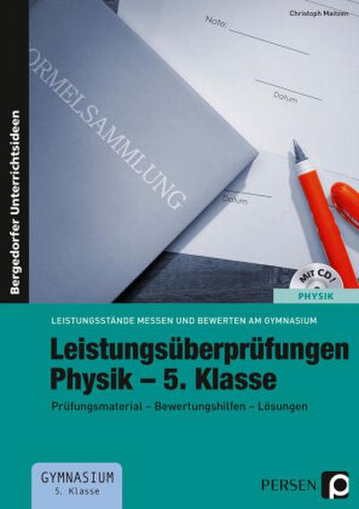 Leistungsüberprüfungen Physik - 5. Klasse, m. 1 CD-ROM