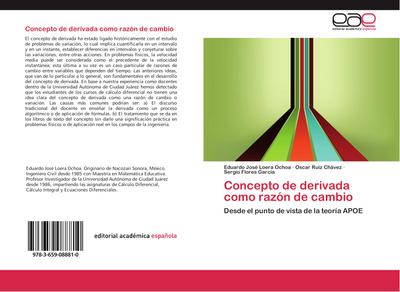 Concepto de derivada como razón de cambio