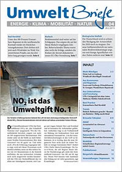 Zeitschrift UmweltBriefe Heft 04/2015
