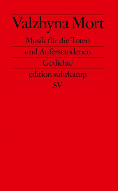 Musik für die Toten und Auferstandenen.: Gedichte (edition suhrkamp)