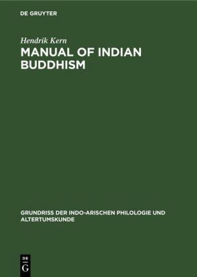 Manual of Indian buddhism