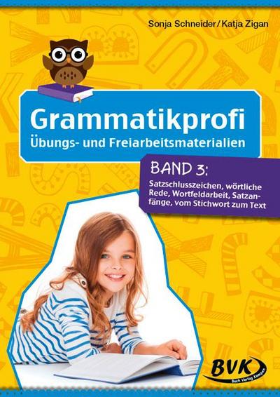 Grammatikprofi: Übungs- und Freiarbeitsmaterialien. Bd.3