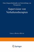 Supervision von Verhaltenstherapien