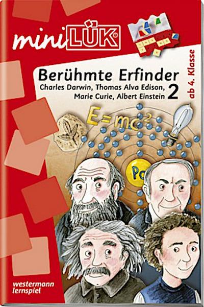 miniLÜK. Erfindungen und Erfinder 2: Darwin, Edison, Curie, Einstein
