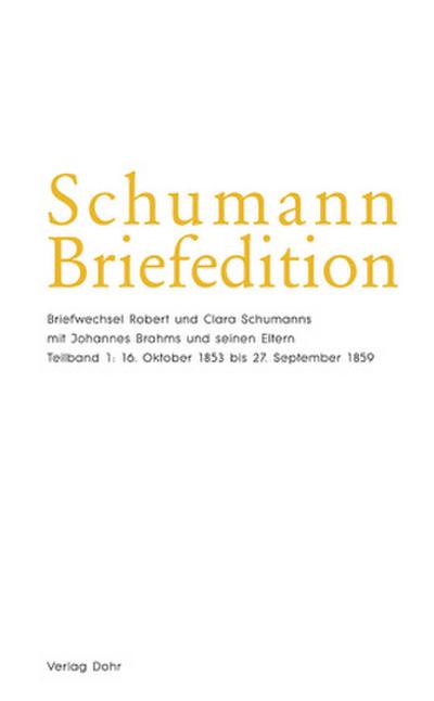 Schumann-Briefedition Schumann-Briefedition / Schumann-Briefedition II.3, 4 Teile
