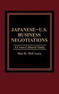 Japanese-U.S. Business Negotiations