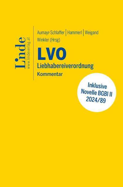 LVO - Liebhabereiverordnung