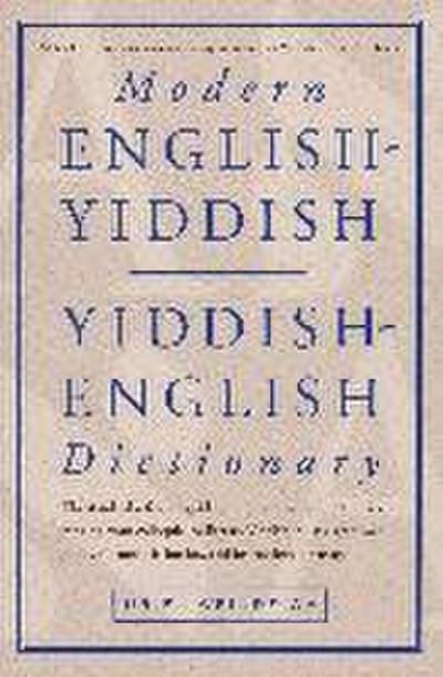 MODERN ENGLISH-YIDDISH DICT RE