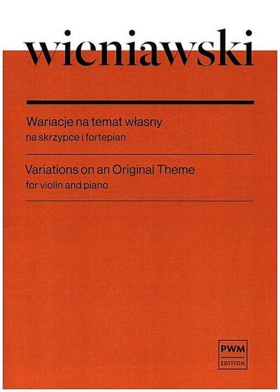 Variationen über ein eigenes Thema op.15für Violine und Klavier