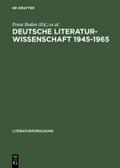Deutsche Literaturwissenschaft 1945-1965
