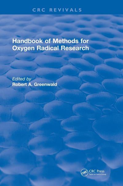 Handbook Methods For Oxygen Radical Research