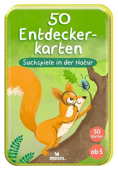 50 Entdeckerkarten - Suchspiele in der Natur