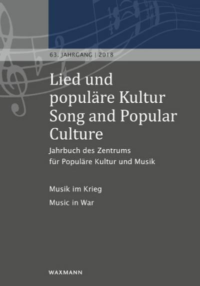 Lied und populäre Kultur / Song and Popular Culture 2018