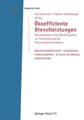Ökoeffiziente Dienstleistungen