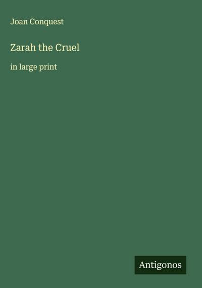 Zarah the Cruel