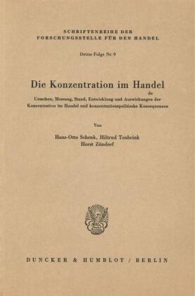 Die Konzentration im Handel.