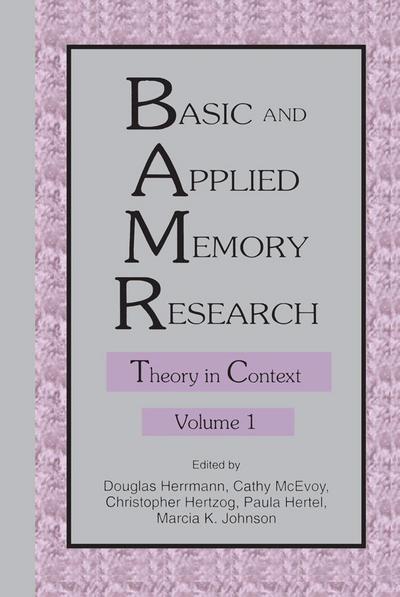 Basic and Applied Memory Research