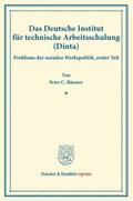 Das Deutsche Institut für technische Arbeitsschulu