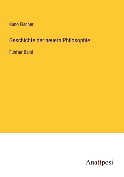 Geschichte der neuern Philosophie