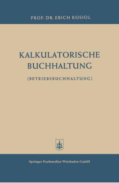 Kalkulatorische Buchhaltung