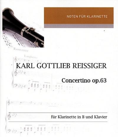 Concertino op.63 für Klarinette undOrchester für Klarinette und Klavier