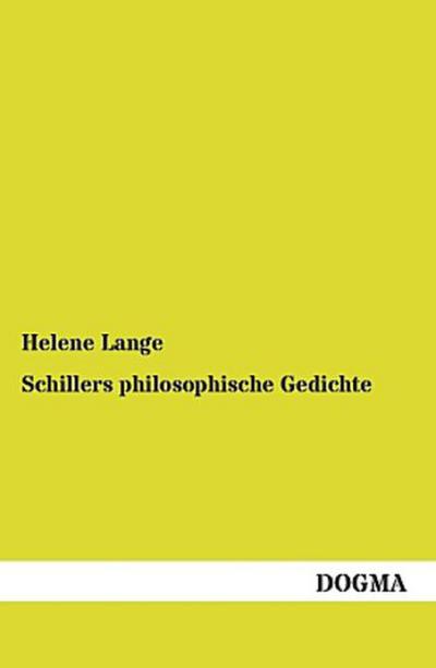 Schillers philosophische Gedichte