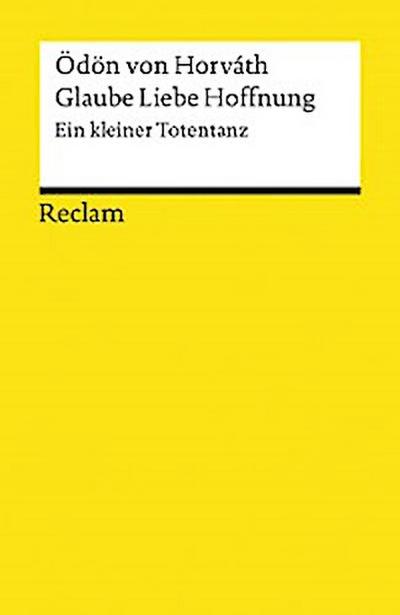 Glaube Liebe Hoffnung. Ein kleiner Totentanz