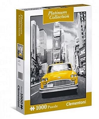 Clementoni 39398.5 - Puzzle Platinum Kollektion - New York Taxi 1000 Teile