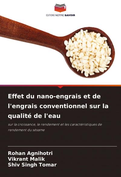 Effet du nano-engrais et de l’engrais conventionnel sur la qualité de l’eau