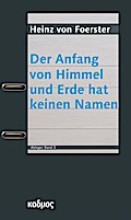 Der Anfang von Himmel und Erde hat keinen Namen