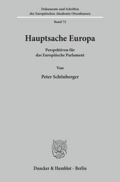 Hauptsache Europa.