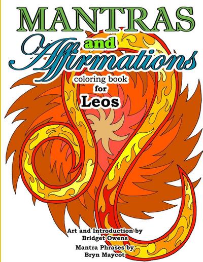Mantras and Affirmations Coloring Book for Leos