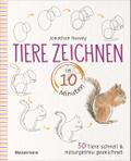 Tiere zeichnen in 10 Minuten. 50 Tiere schnell und
