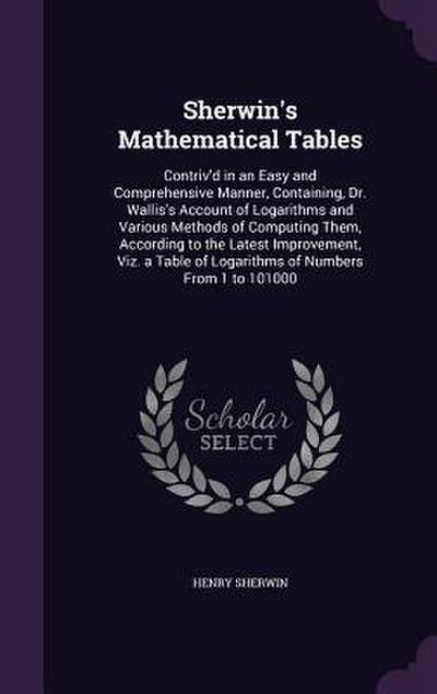 Sherwin’s Mathematical Tables