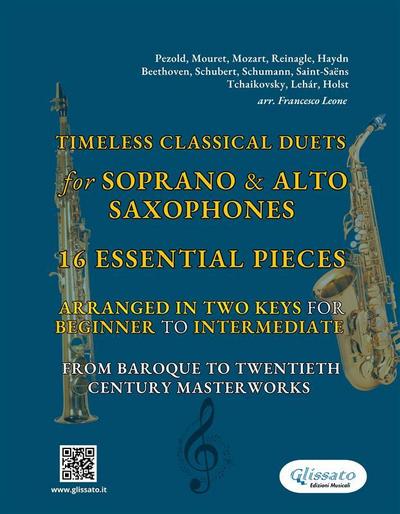 Timeless Classical Duets for Soprano & Alto Saxophones