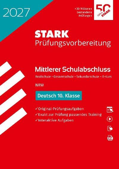 STARK Deutsch - Mittlerer Schulabschluss (MSA) 2027 NRW - Prüfungsvorbereitung