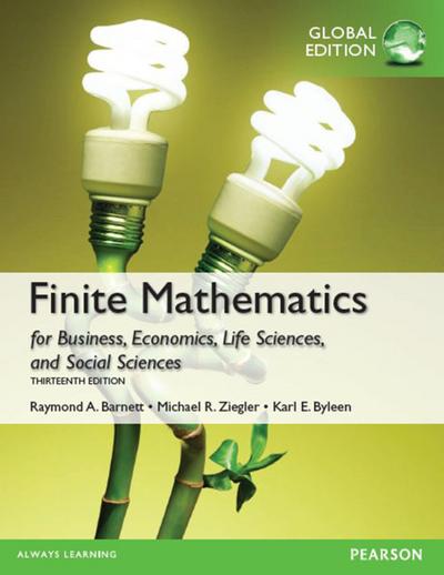 e Book Instant Access for Finite Mathematics for Business, Economics, Life Sciences and Social Sciences,Global Edition