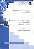 Recuerdos de la Alhambrafür 2-4 Gitarren, Bassgitarre ad lib